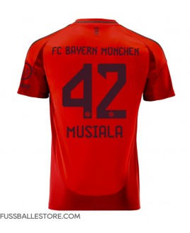 Günstige Bayern Munich Jamal Musiala #42 Heimtrikot 2024-25 Kurzarm